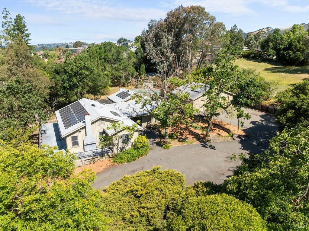 5715 Melita Rd - 2 acres includes meadow in top of photo at 5715 Melita Road, Santa Rosa, CA 95409