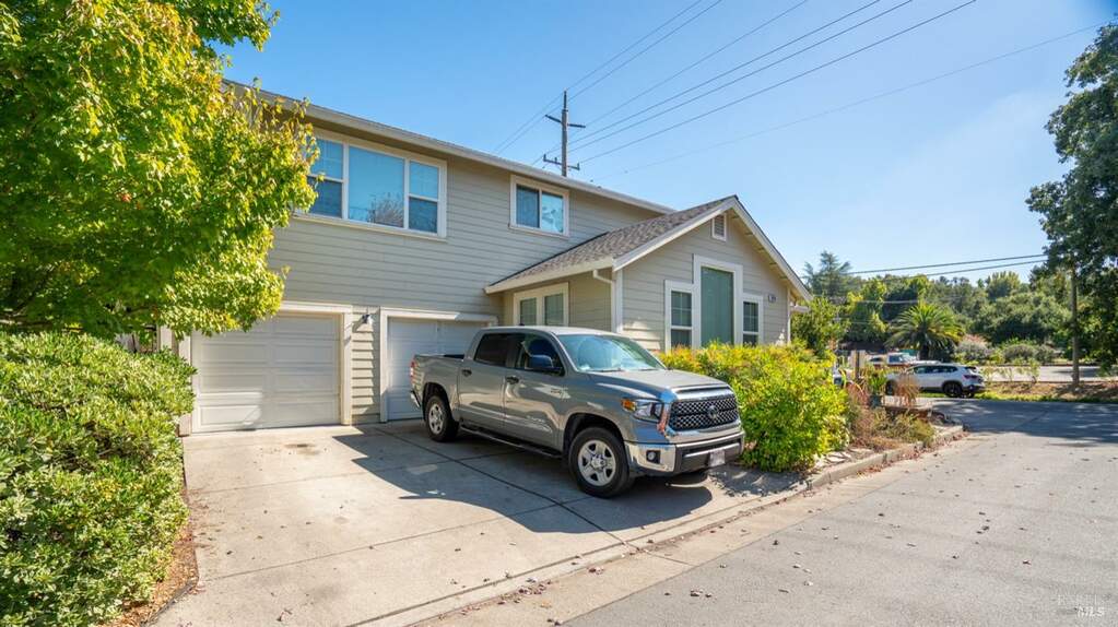Each unit has a garage and driveway for parking. Located on a cul-de-sac at 8005 Trenton Court, Forestville, CA 95436