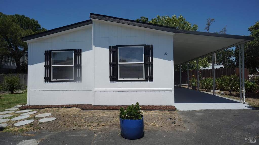Welcome HOME to 33 Arthur Drive.  Very clean and tidy front of home. at 33 Arthur Drive, Santa Rosa, CA 95403