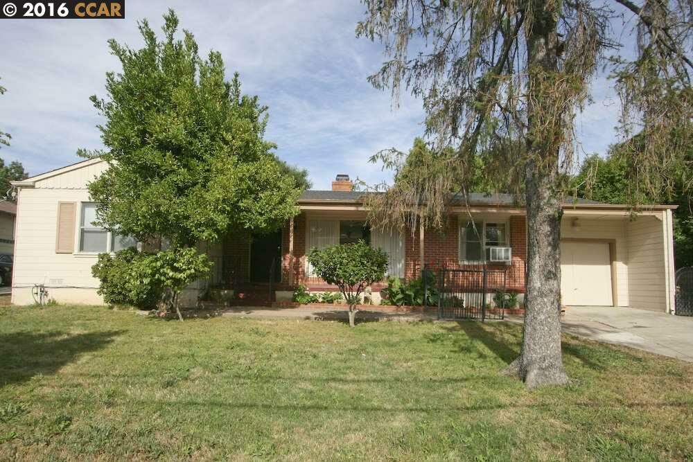 Front elevation at 1518 Maynard St, Concord, CA 94519