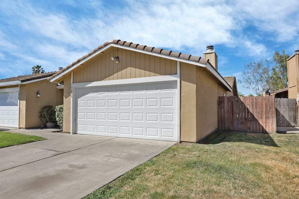 Front of home at 7315 Village Green Drive, Stockton, CA 95210
