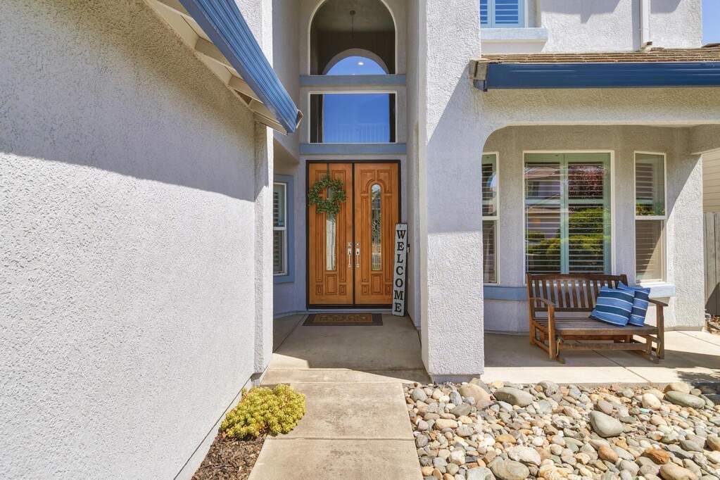 Charming front porch :) at 10243 Stathos Drive, Elk Grove, CA 95757