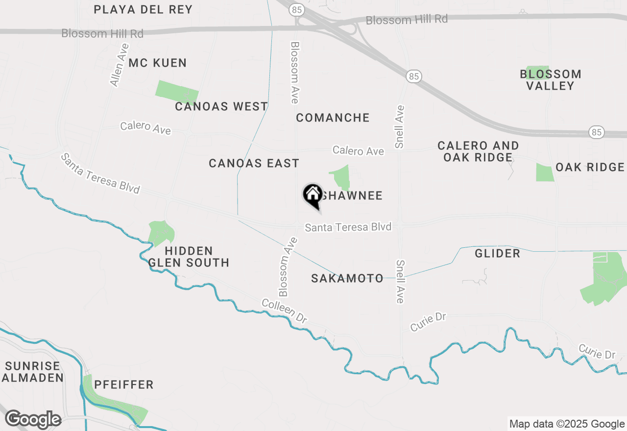 Map of 708 Blackfoot Court, San Jose, CA 95123