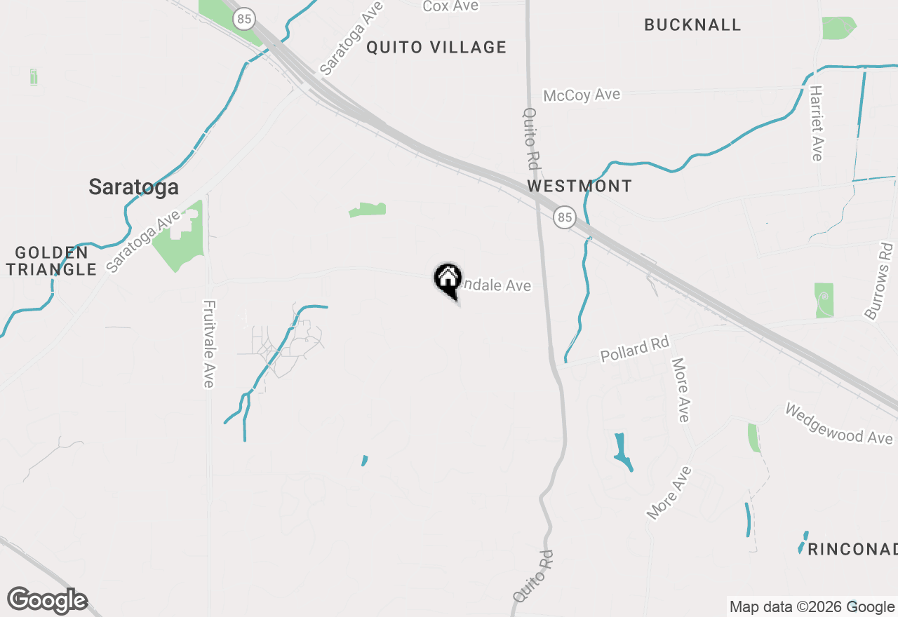 Map of 13958 Chester Avenue, Saratoga, CA 95070