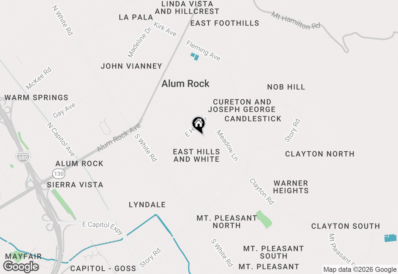 Map of 350 Gloria Avenue, San Jose, CA 95127