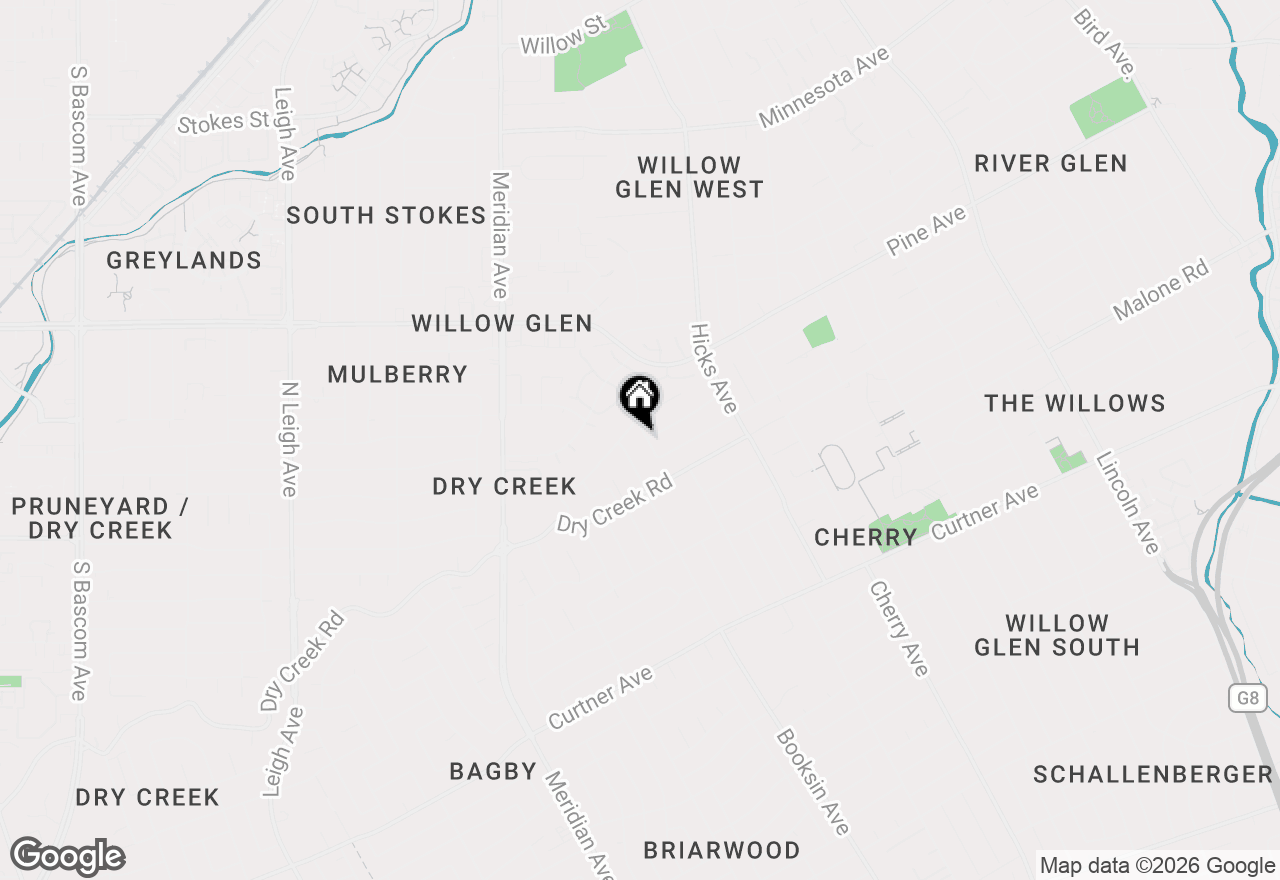 Map of 1588 Robsheal Drive, San Jose, CA 95125