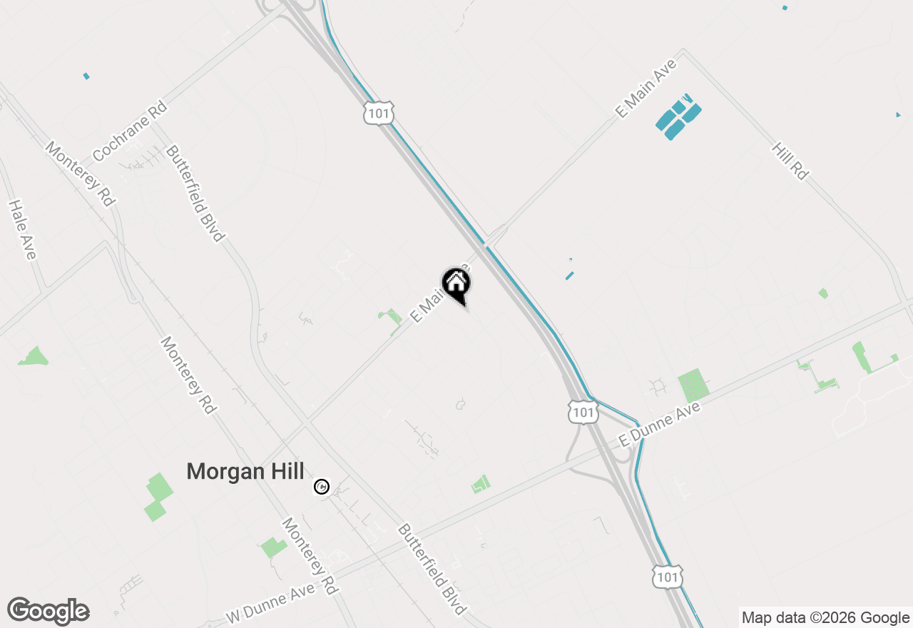 Map of 796 Bugatti Place, Morgan Hill, CA 95037