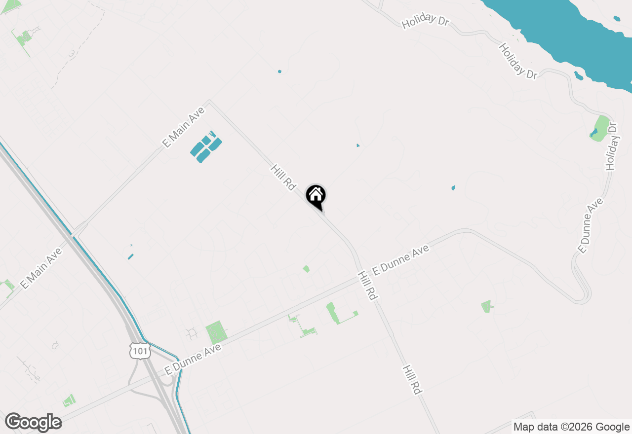 Map of 17235 Hill Road, Morgan Hill, CA 95037