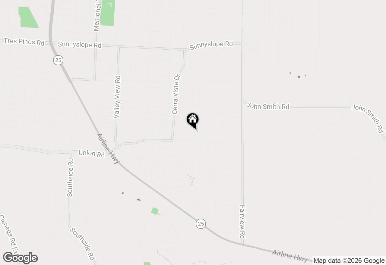 Map of 2140 Calistoga Drive, Hollister, CA 95023