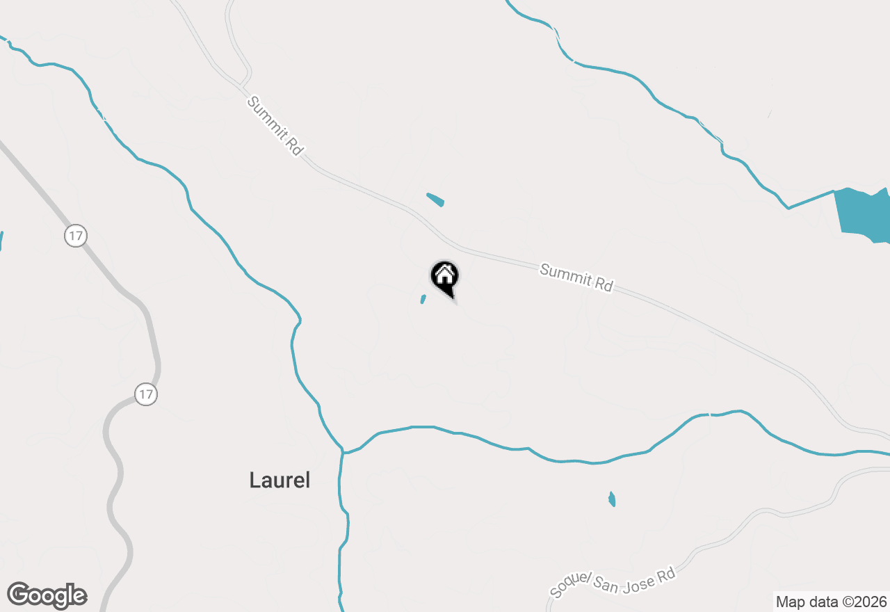 Map of 23444 Skyview Terrace, Los Gatos, CA 95033