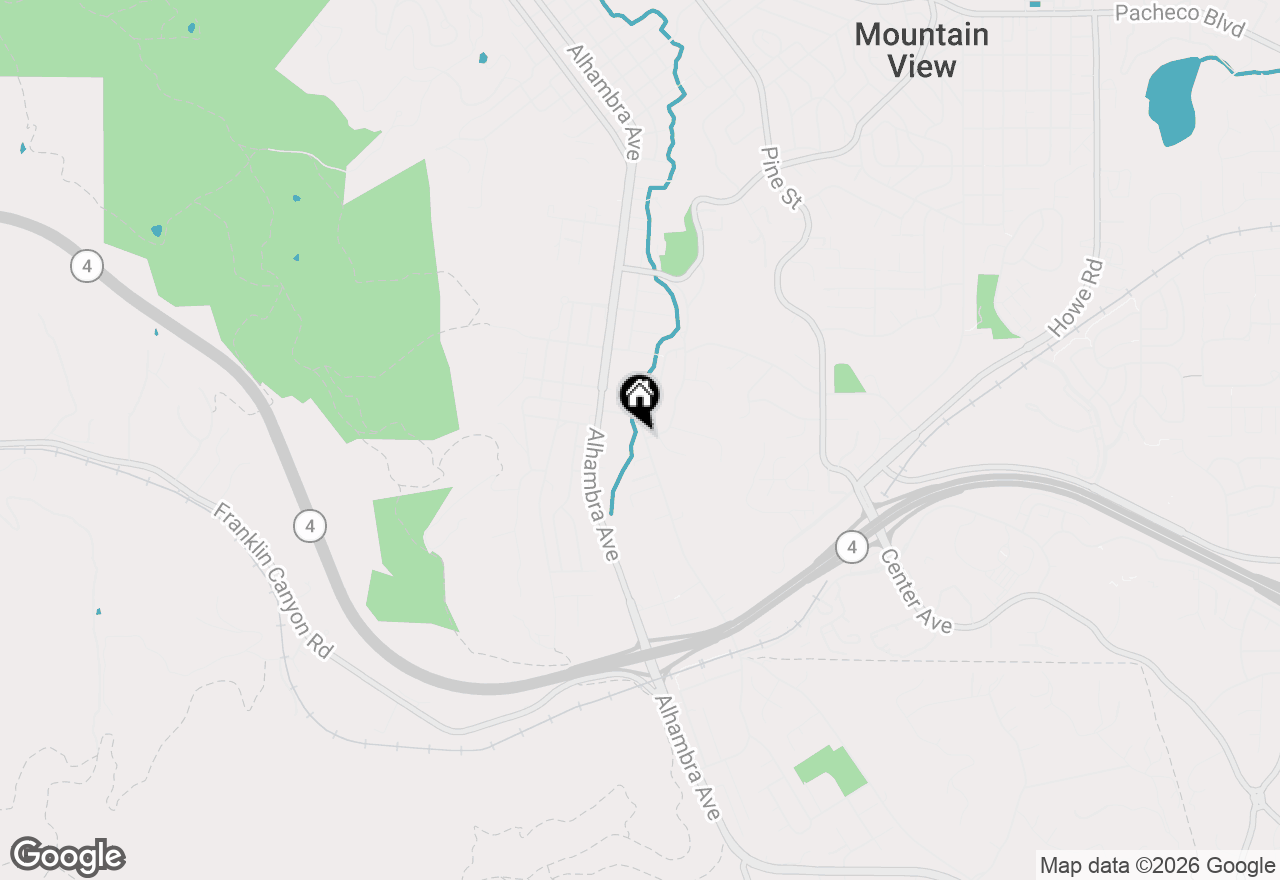 Map of 3750 Alhambra Way, Martinez, CA 94553