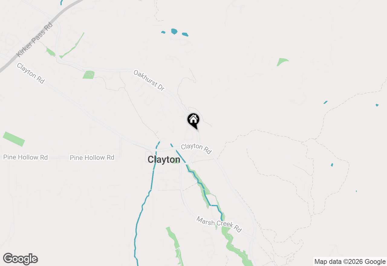 Map of 1345 Shell Ln, Clayton, CA 94517