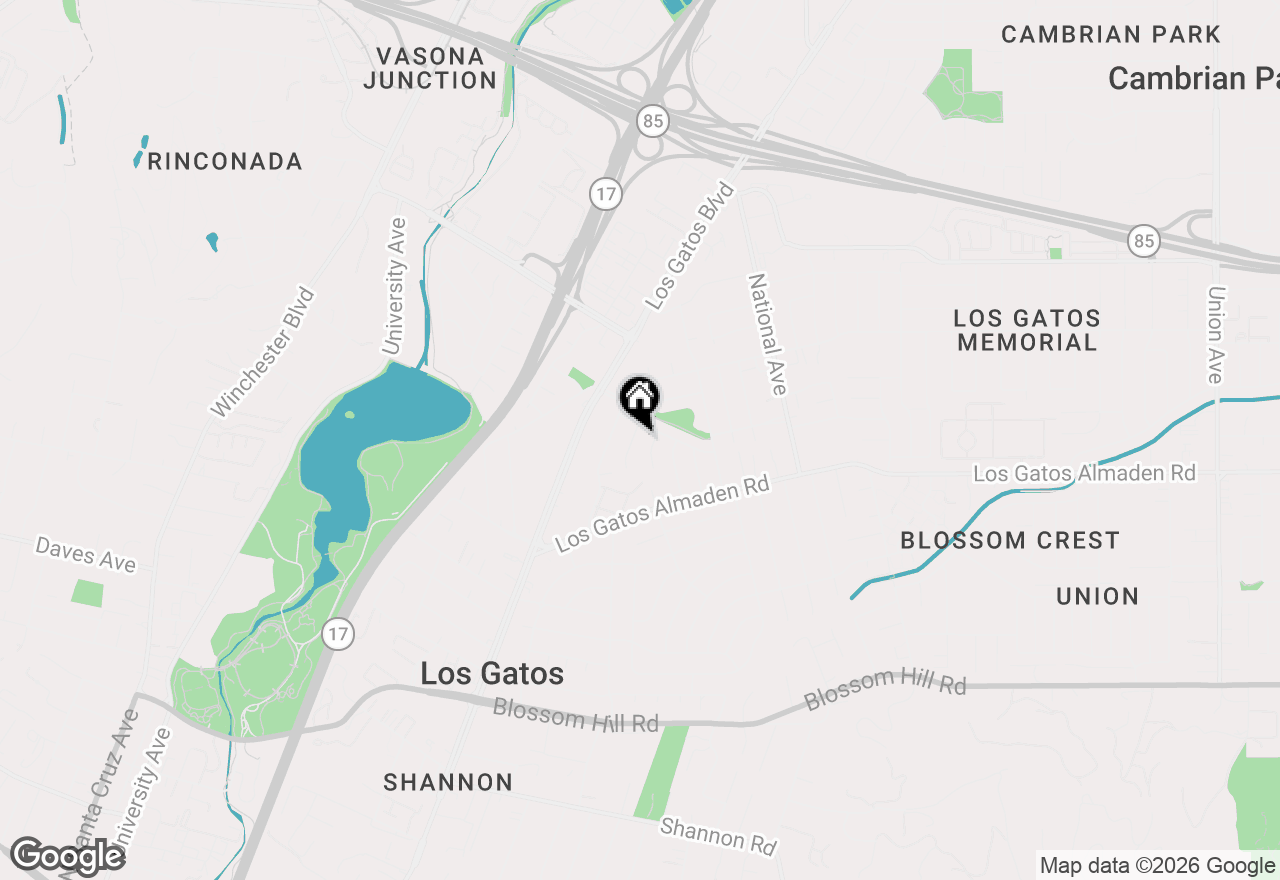 Map of 172 Maricopa Drive, Los Gatos, CA 95032