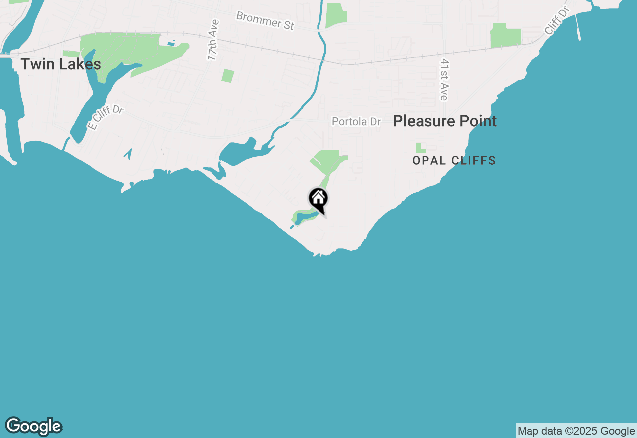 Map of 125 Moran Way, Santa Cruz, CA 95062