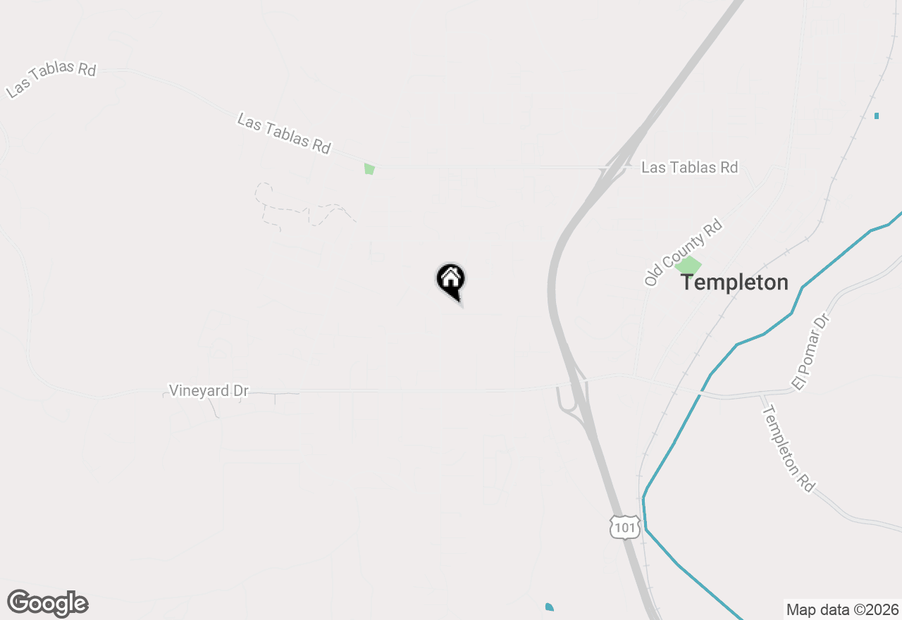 Map of 1090 Jordan Lane, Templeton, CA 93465