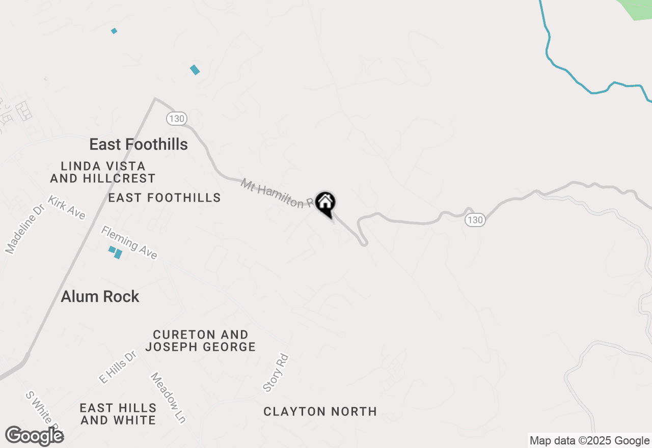 Map of 12095 Mount Hamilton Road, San Jose, CA 95140