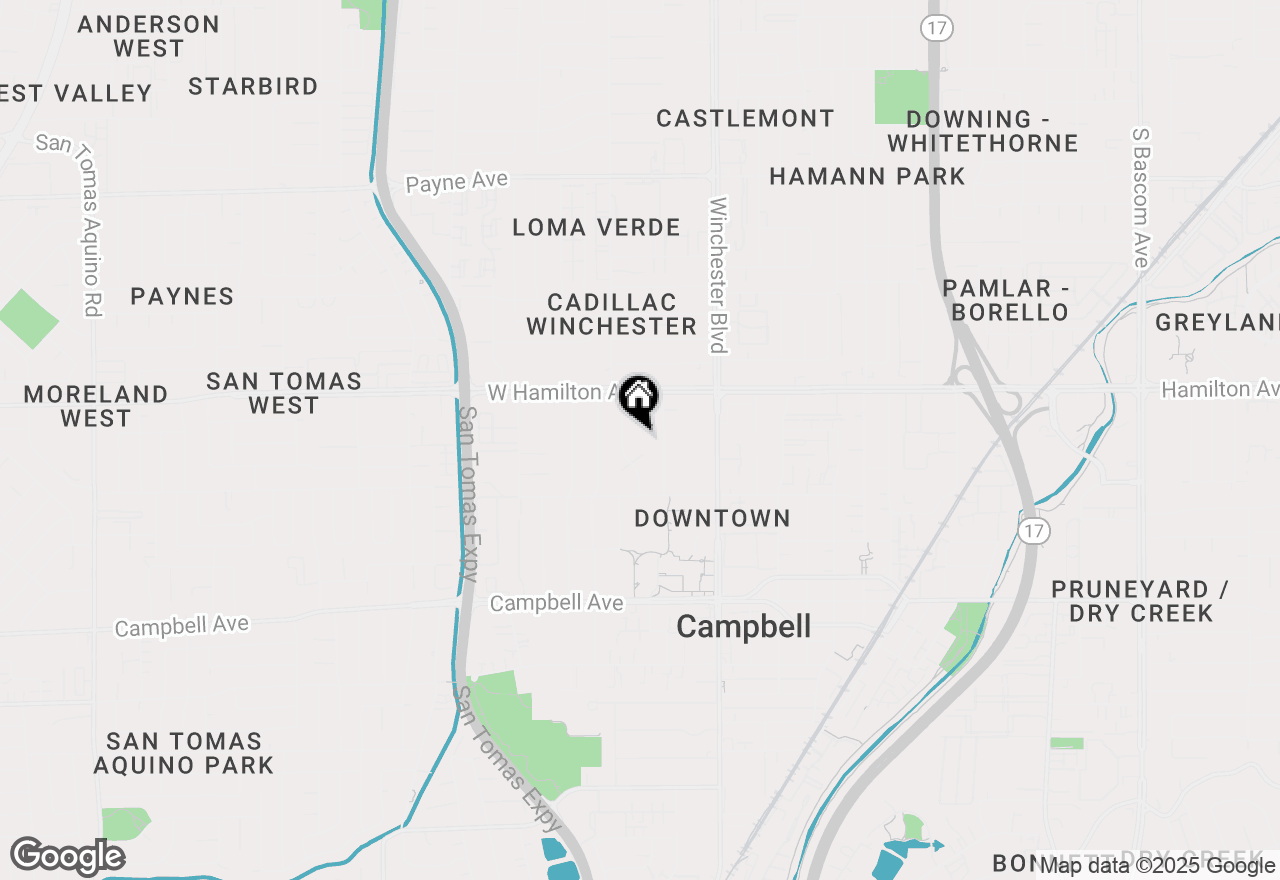 Map of 385 Lawndale Avenue, Campbell, CA 95008