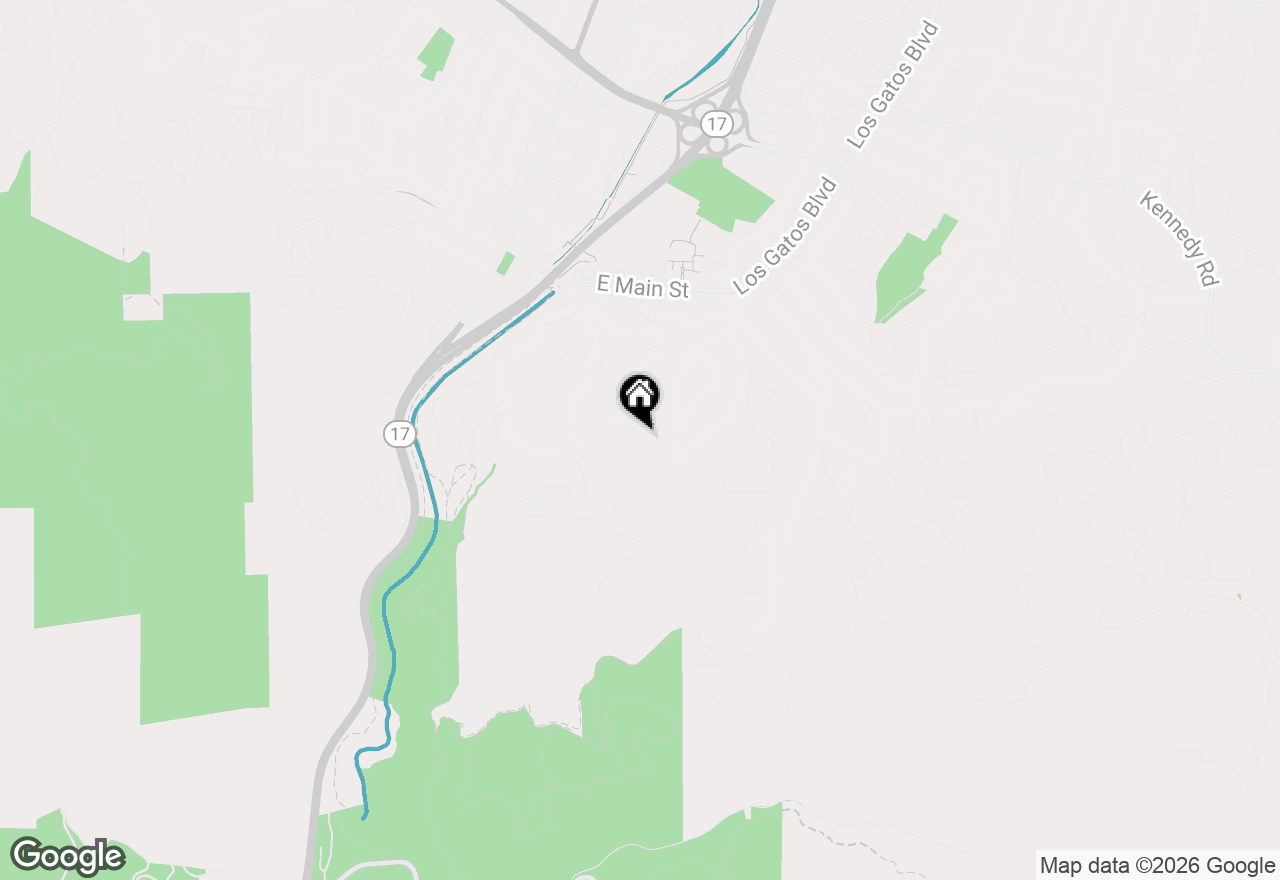 Map of 28 Orchard Street, Los Gatos, CA 95030