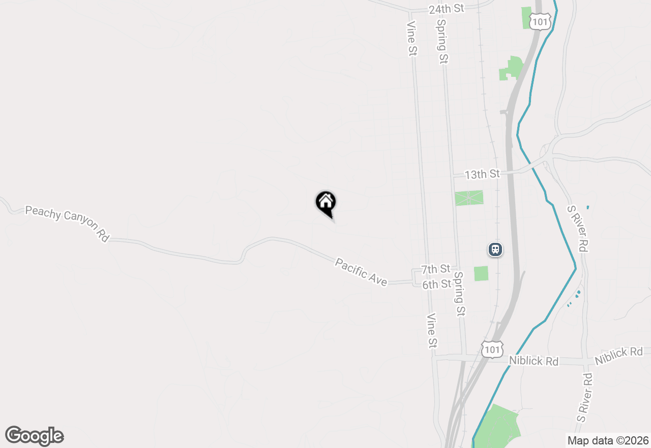 Map of 1026 Merry Hill Road, Paso Robles, CA 93446