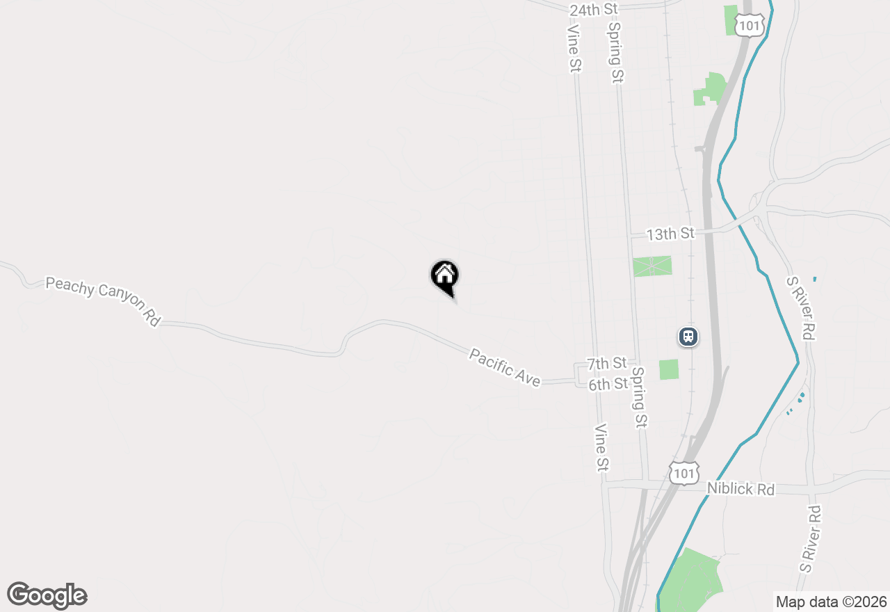 Map of 1006 Merry Hill Road, Paso Robles, CA 93446