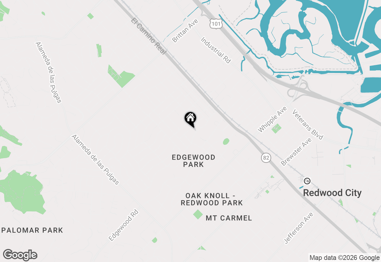 Map of 125 Sunnydale Avenue, San Carlos, CA 94070