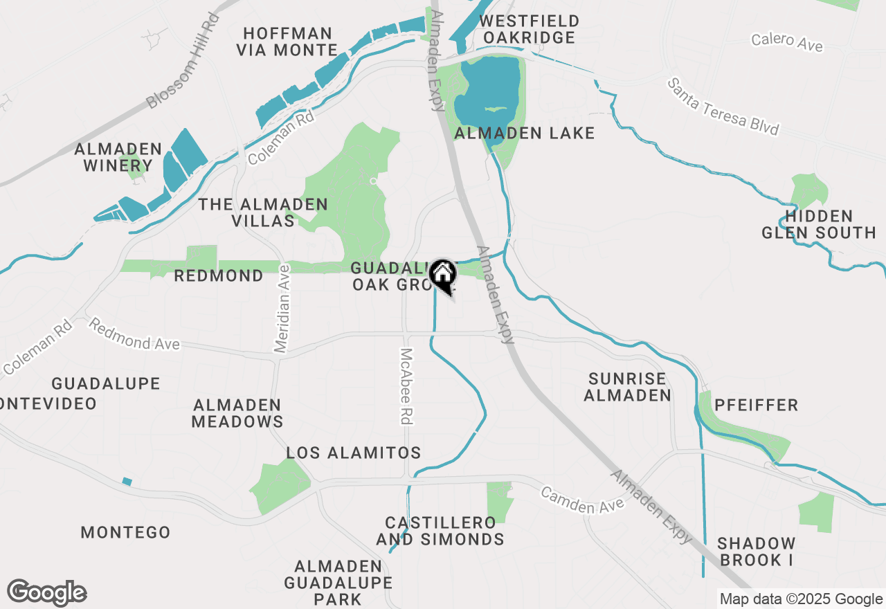 Map of 6137 Oak Forest Way, San Jose, CA 95120