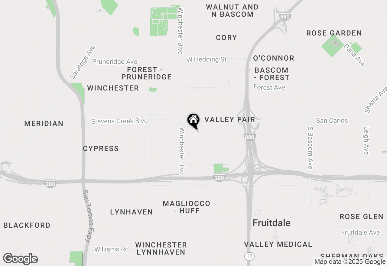 Map of 333 Santana Row #239, San Jose, CA 95128