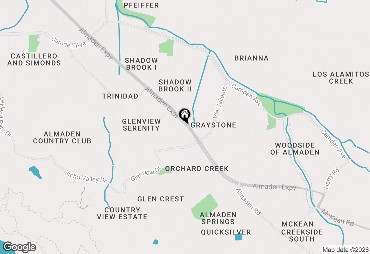 Map of 6894 Serenity Court, San Jose, CA 95120