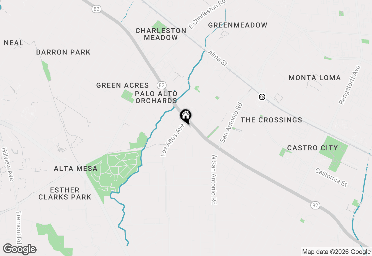 Map of 4388 El Camino Real #130, Los Altos, CA 94022