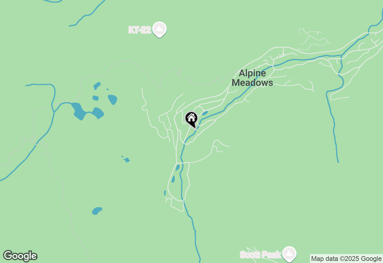 Map of 2321 Bear Falls Lane, Alpine Meadows, CA 96146