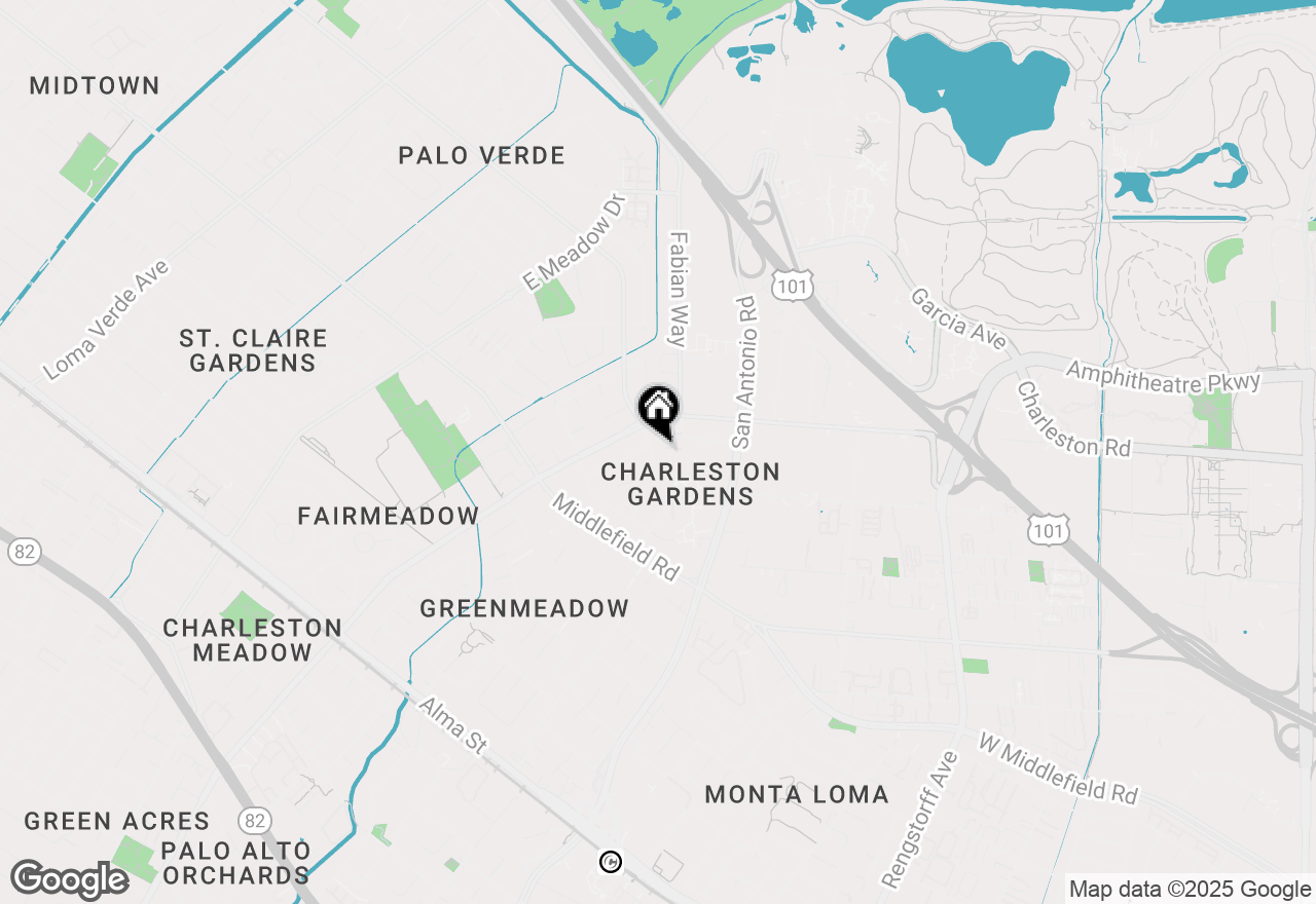 Map of 790 Montrose Avenue, Palo Alto, CA 94303