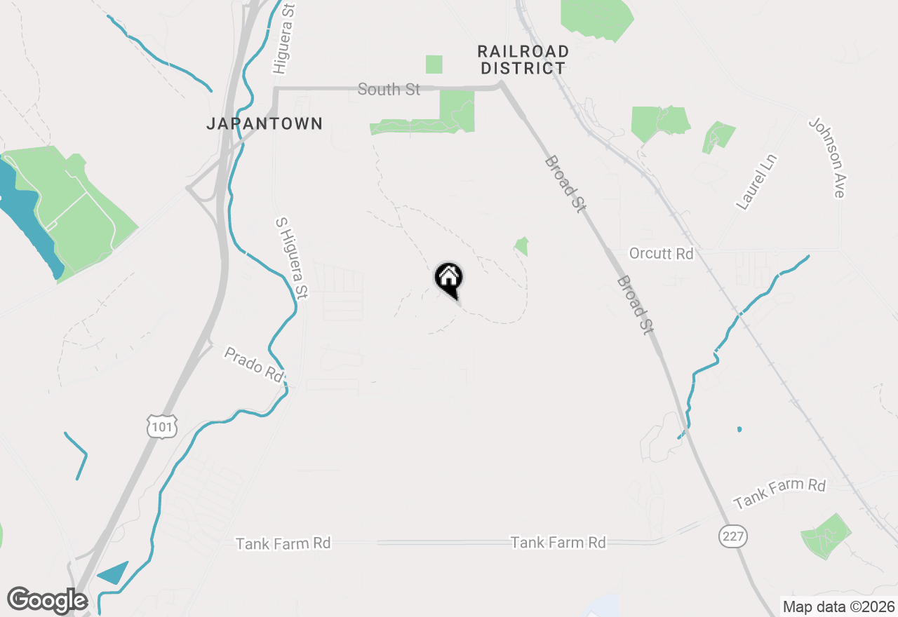 Map of 3101 Arezzo Drive, San Luis Obispo, CA 93401