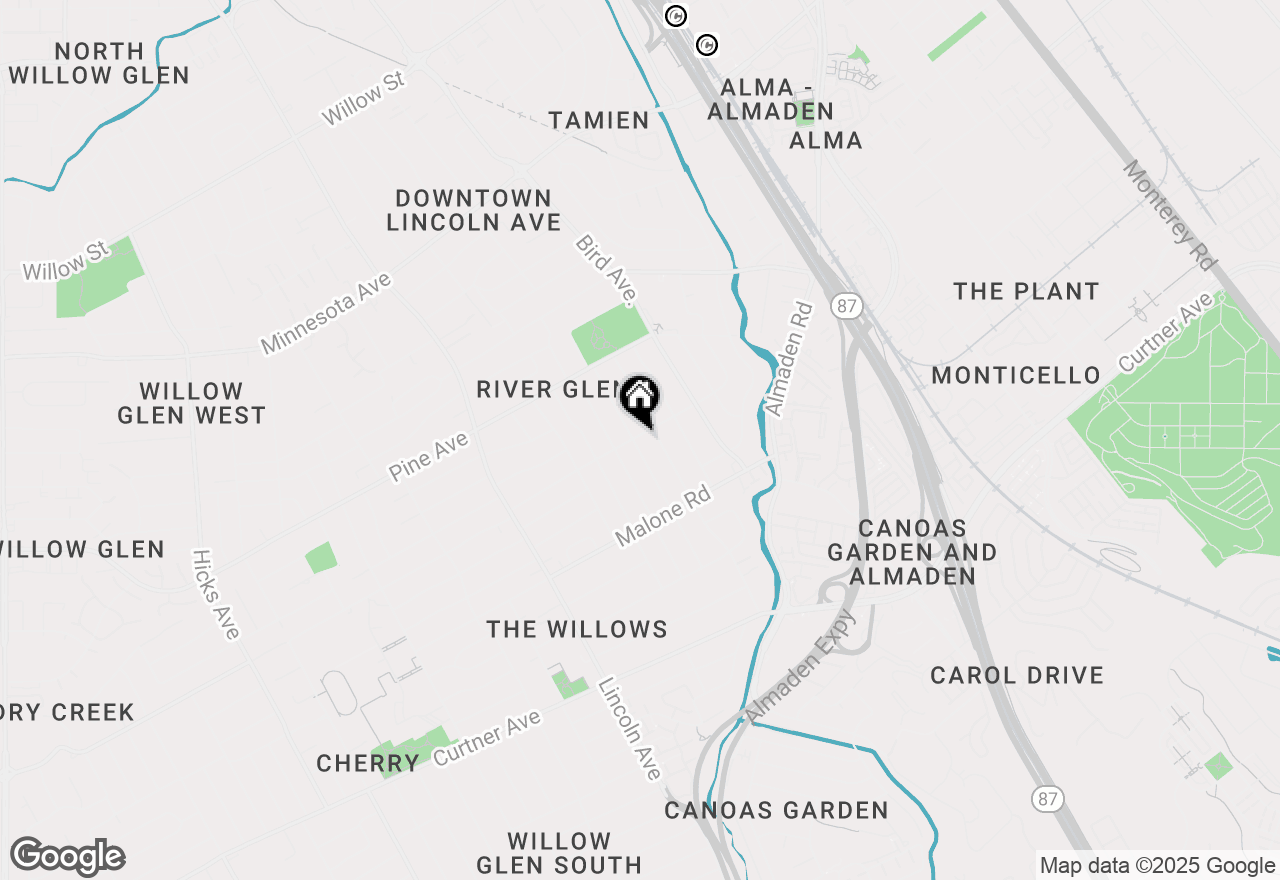 Map of 1904 Jonathan Avenue, San Jose, CA 95125