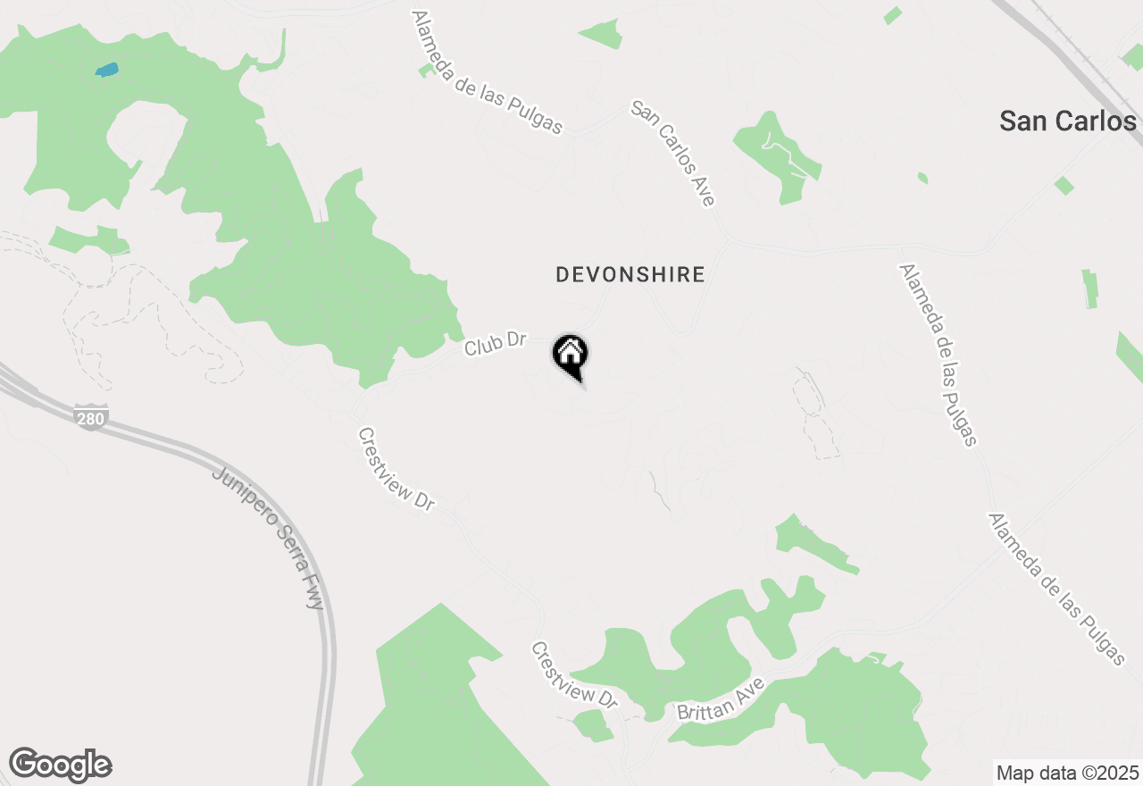 Map of 135 Lynton Avenue, San Carlos, CA 94070