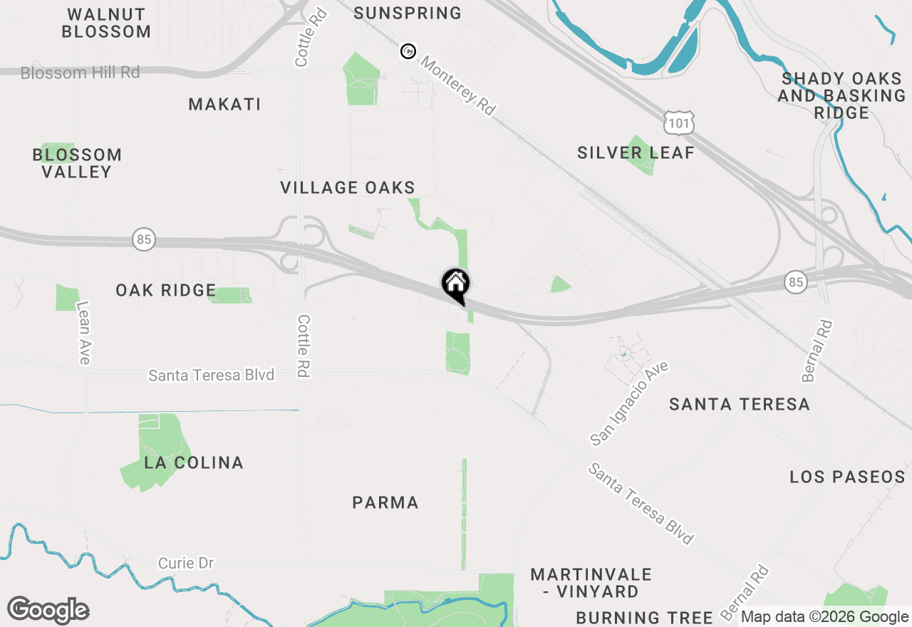 Map of 6101 Lambeck Lane, San Jose, CA 95119