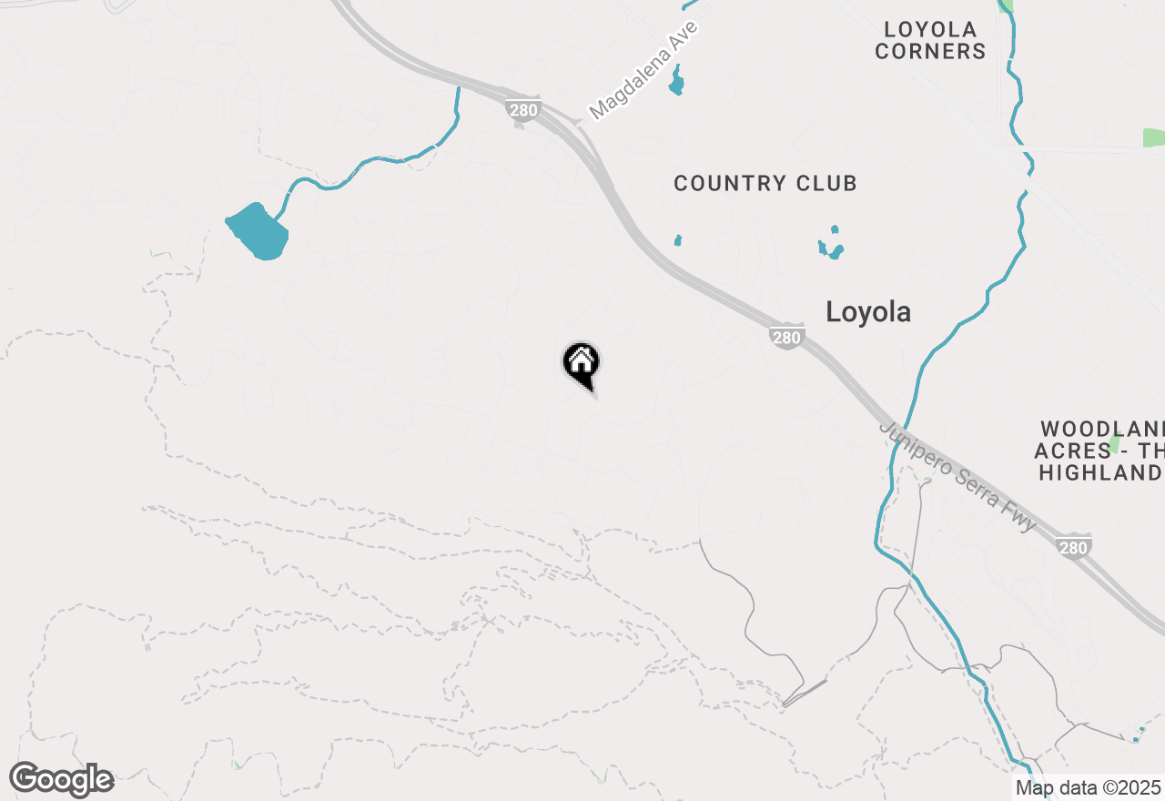 Map of 23525 Ravensbury Avenue, Los Altos Hills, CA 94024