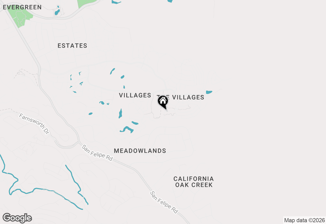 Map of 8648 Solera Drive, San Jose, CA 95135