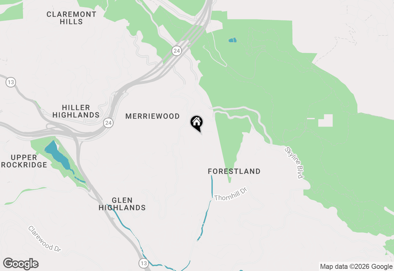 Map of 6875 The Turn, Oakland, CA 94611