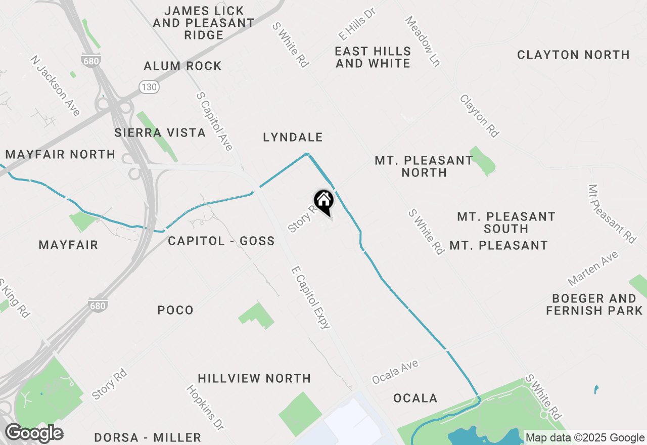 Map of 1181 Calypso Court, San Jose, CA 95127