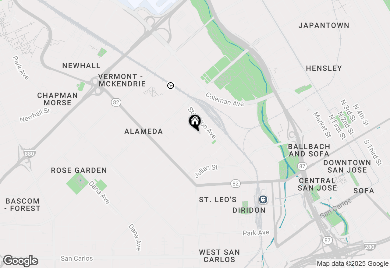 Map of 810 Harding Avenue, San Jose, CA 95126