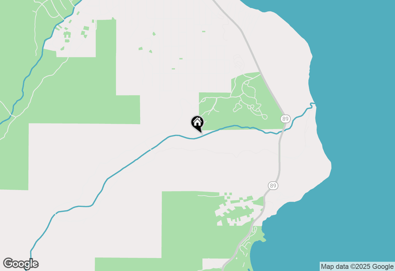 Map of 6135 Mckinney Drive, Tahoma, CA 96142