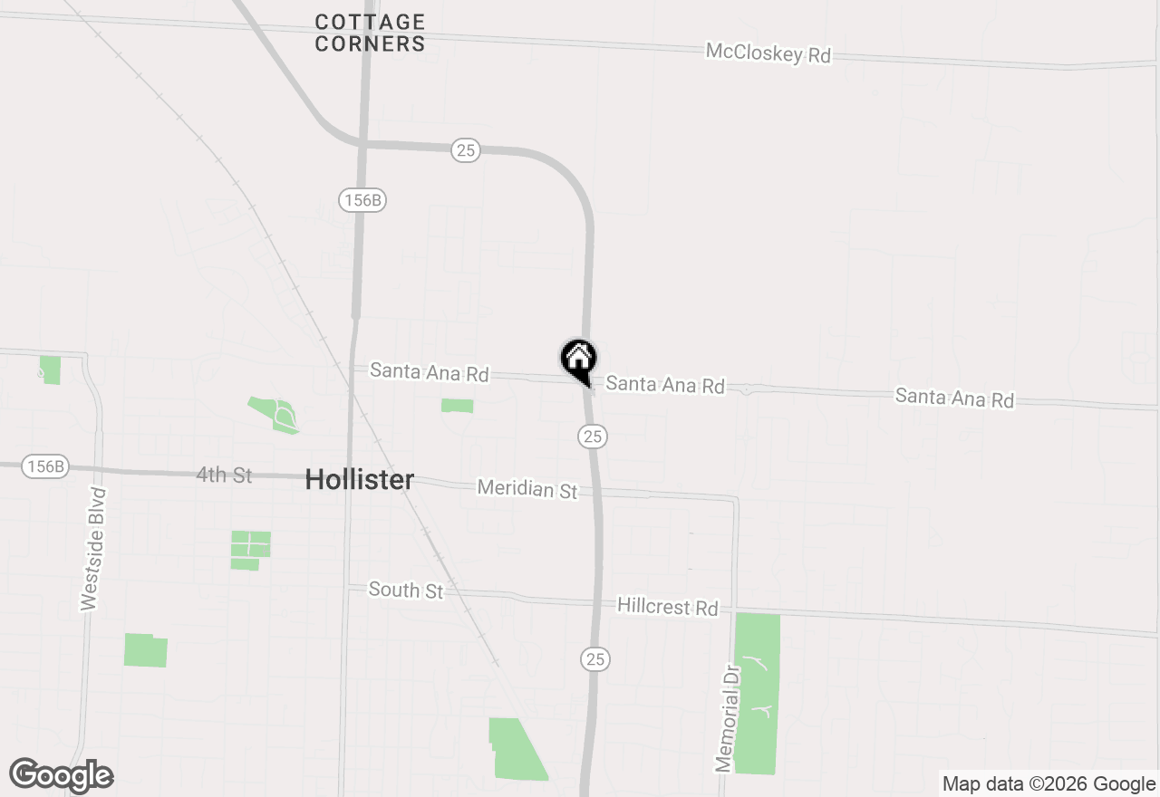 Map of 581 Arbour Lane, Hollister, CA 95023