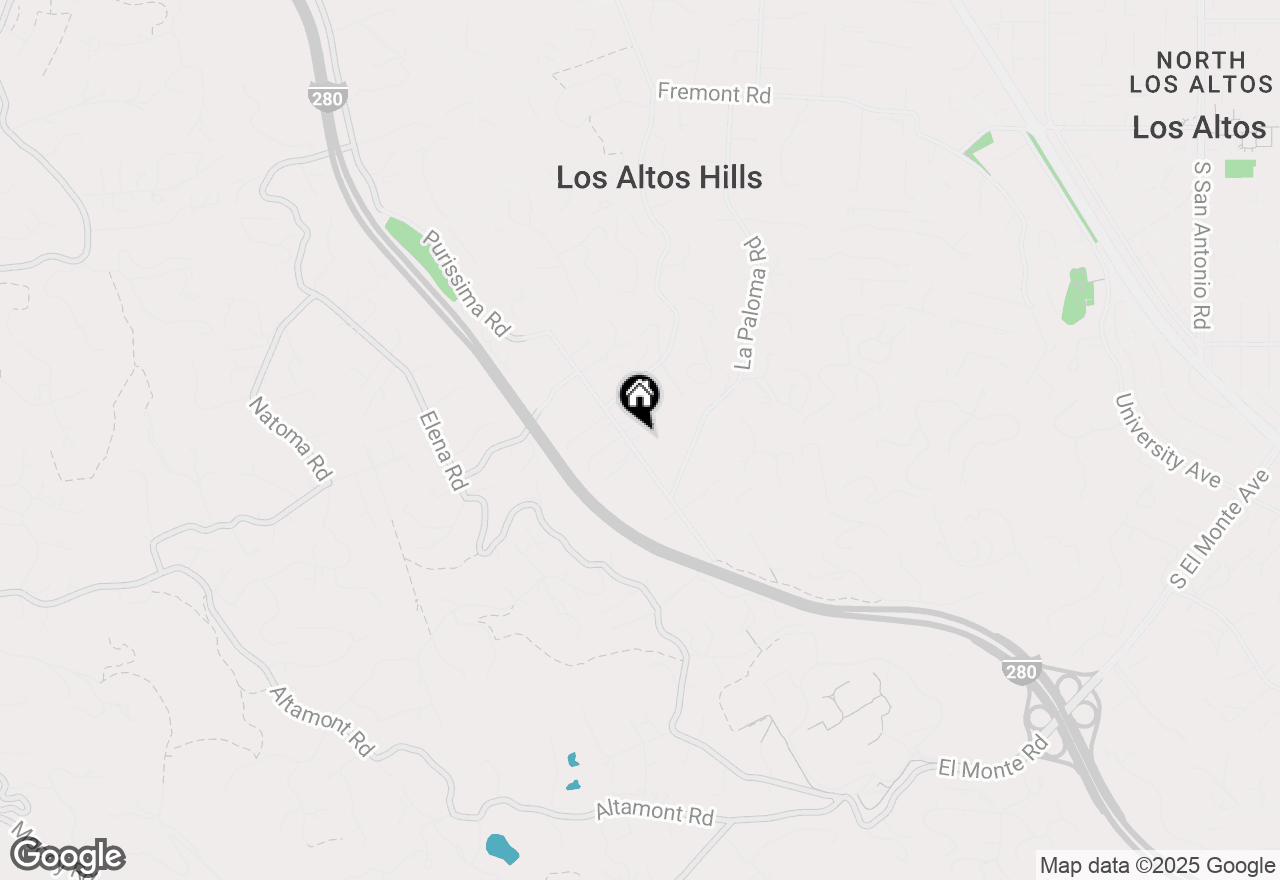 Map of 26545 Purissima Road, Los Altos Hills, CA 94022