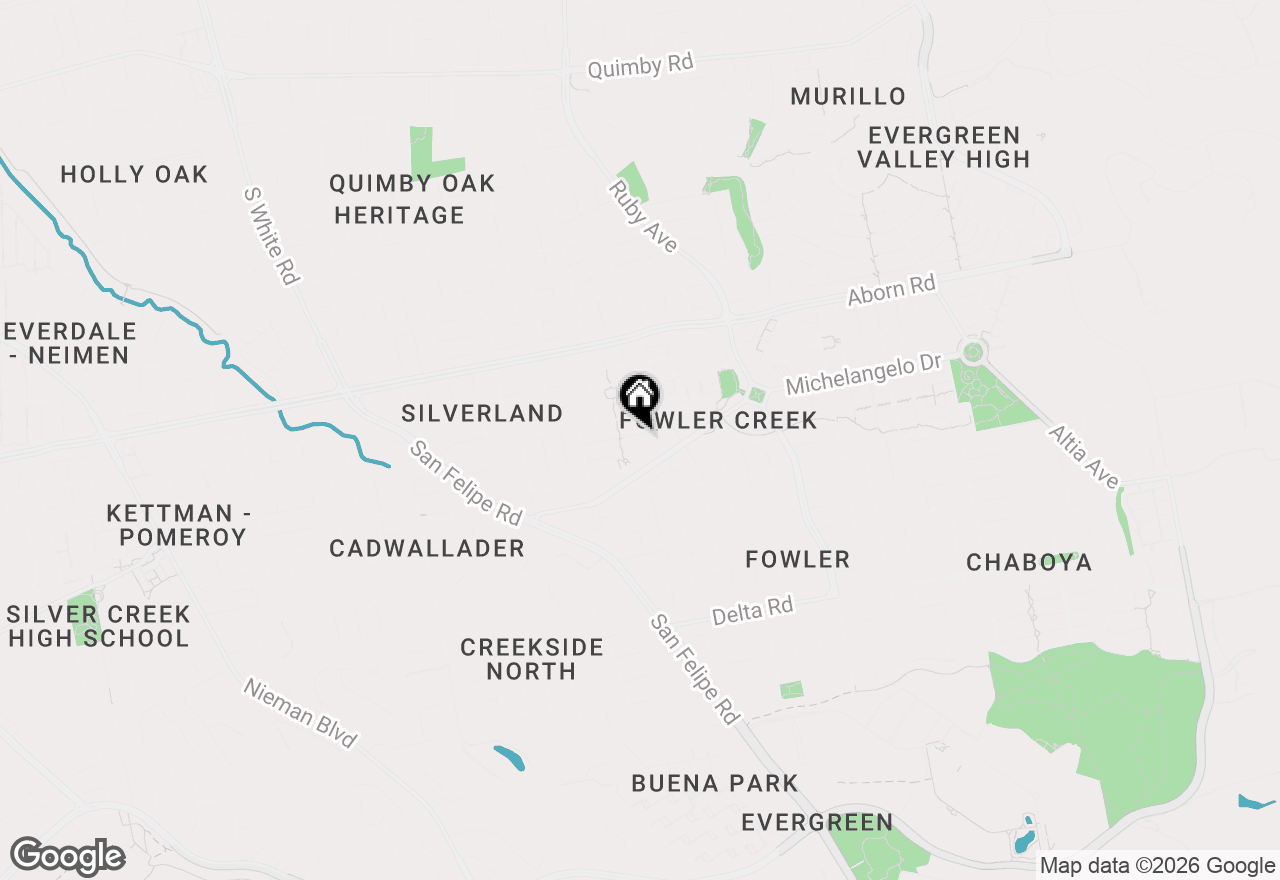 Map of 3096 Toscana Court, San Jose, CA 95135