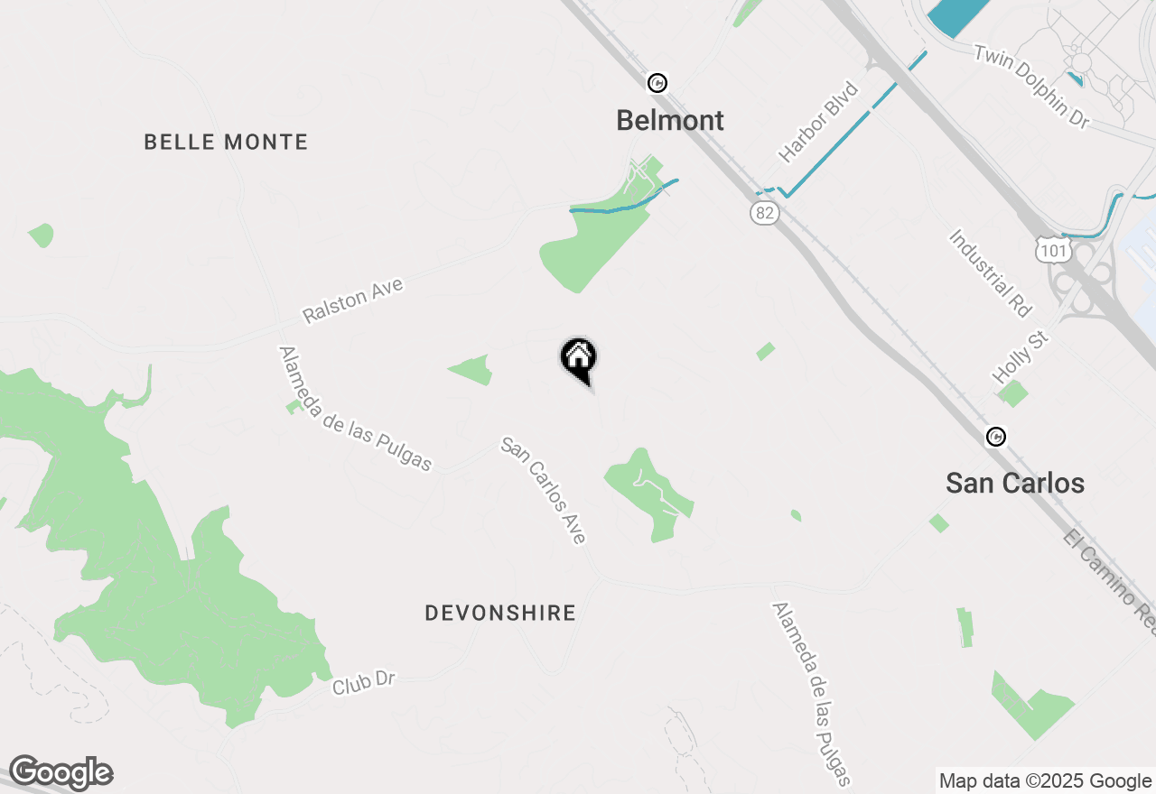 Map of 46 Arch Lane, San Carlos, CA 94070