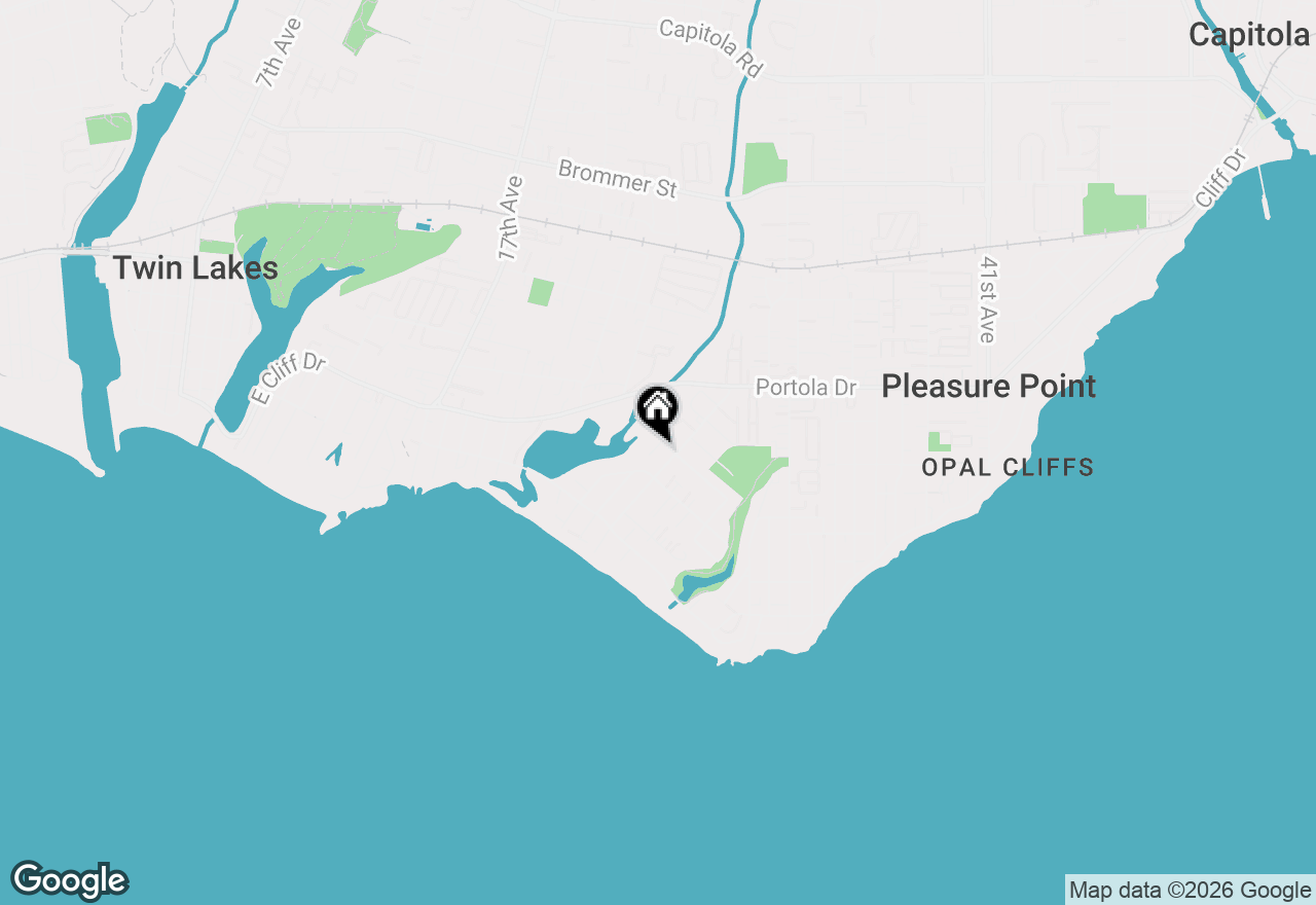 Map of 464 Hampstead Way, Santa Cruz, CA 95062
