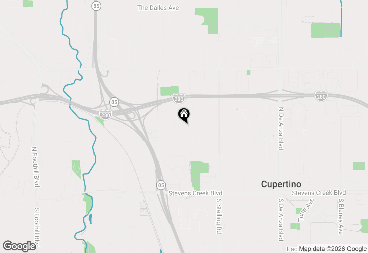 Map of 10531 Castine Avenue, Cupertino, CA 95014