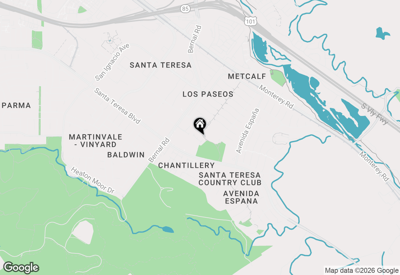 Map of 7155 Rouse Court, San Jose, CA 95139