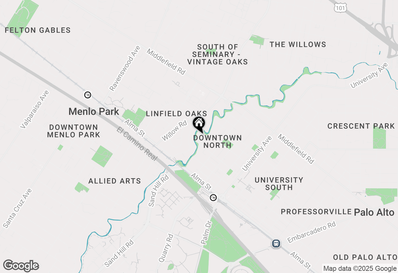 Map of 320 Palo Alto Avenue #B3, Palo Alto, CA 94301