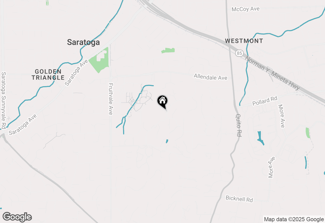 Map of 14231 Short Hill Court, Saratoga, CA 95070